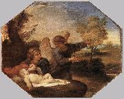 Andrea Sacchi Hagar and Ishmael in the Wilderness